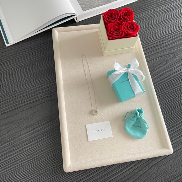 Tiffany & Co. Interlocking Circles Pendant in Sterling Silver 16” NEW $625 - Picture 11 of 17